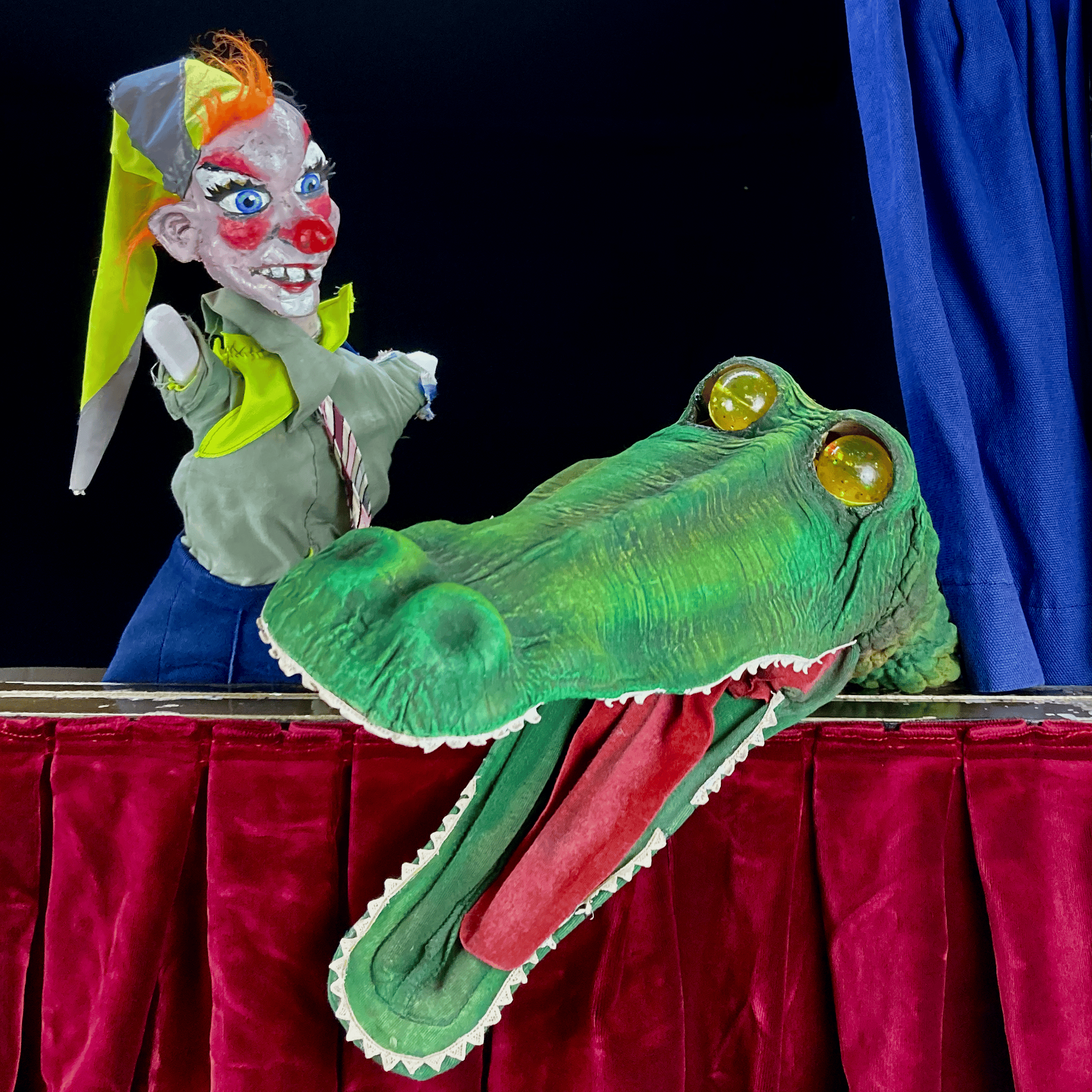 Kasper fängt das Krokodil